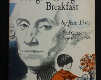 George Washington&#39;s Breakfast by Jean Fritz vintage paperback children&#39;s ... - il_340x270.454190055_df5j