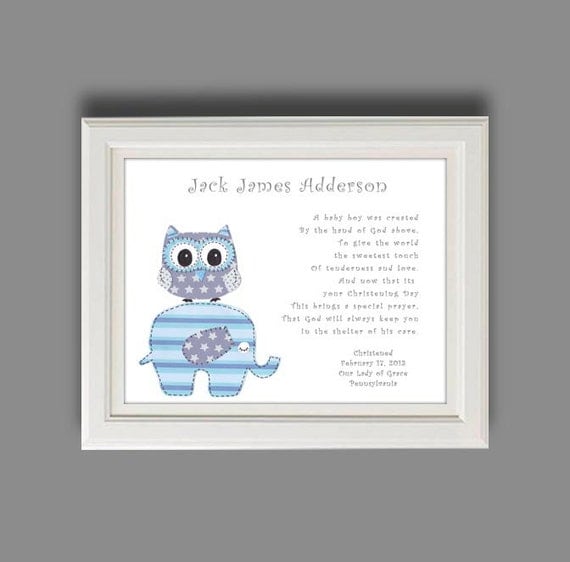 Baby Baptism Gift Christening Gift Baby Boys Christening