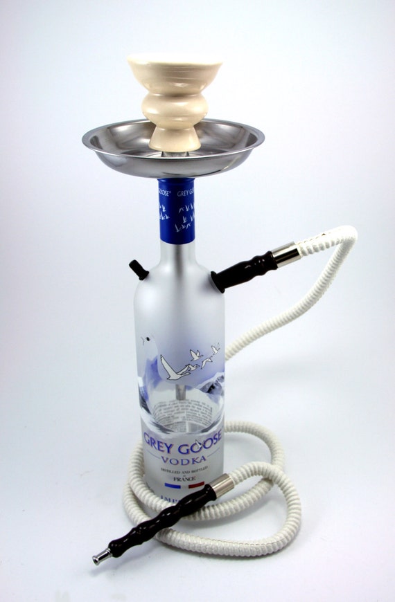 SALE Grey Goose 750ml Bottle Shisha Hookah With by TheHOOKAHolic