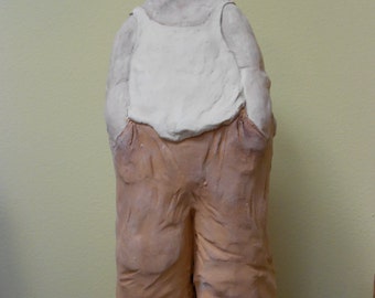 Bakerman: One of a Kind Handmade Stoneware Sculpture