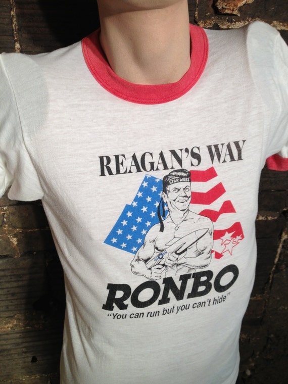 ronald reagan mustang shirt