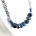 Unique Shades of Blue Necklace & Bracelet Set