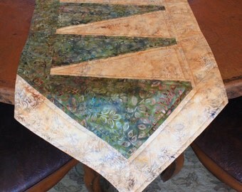 Quilted Table Runner, Home Decor, Gift, Handmade, Ready to ship, "Shady Lane"