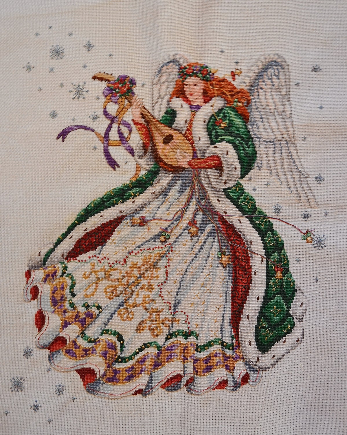 Complete Counted cross stitch Angel of Elegance