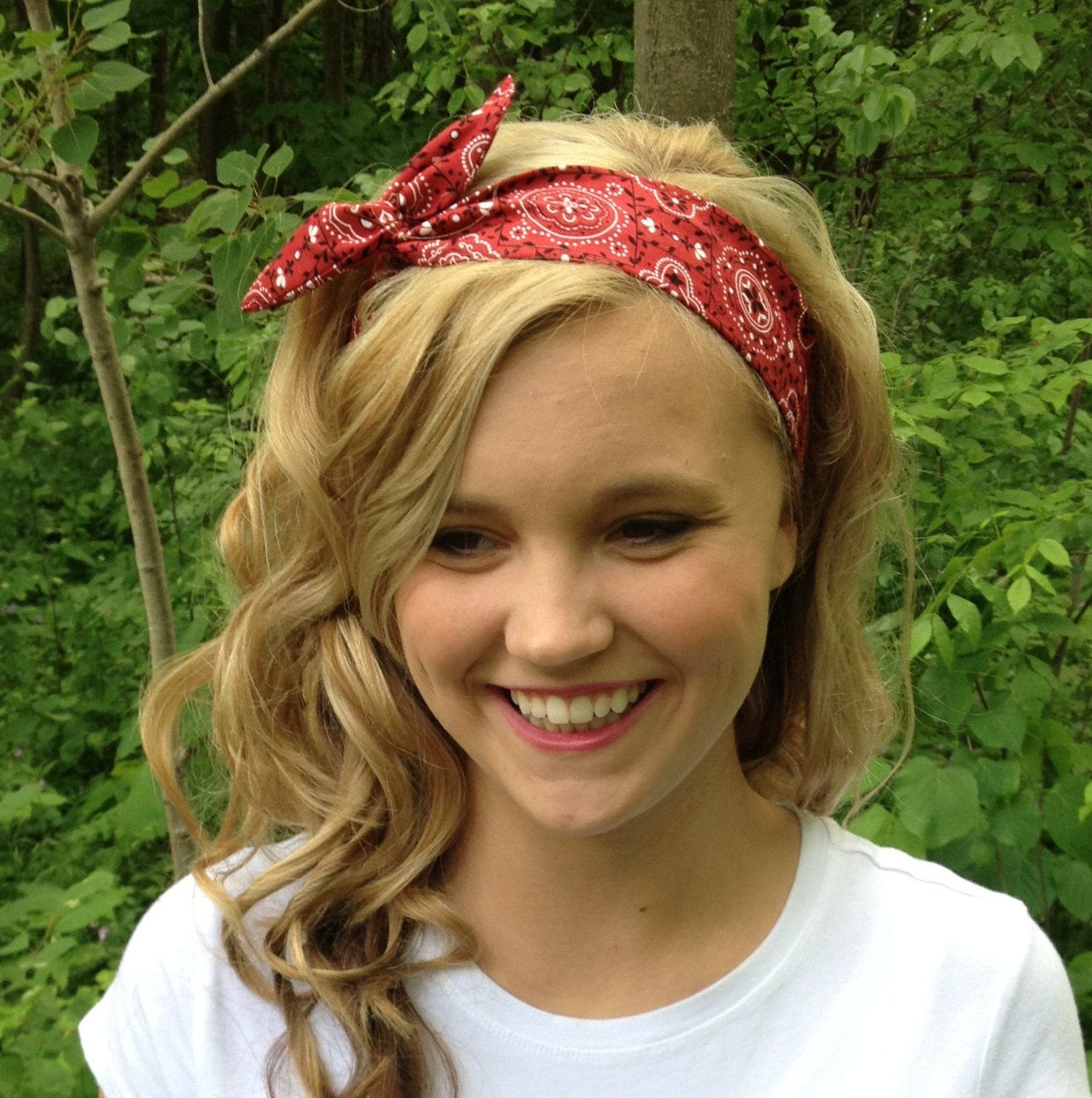 rosie wired headband in bandana print by urbanrustsupply rosie wired headband in bandana print by urbanrustsupply