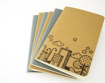 Moleskine Pocket Skyline Notebook Cahier journal hand drawn Christmas in July 15% OFF any order with code CIJ2016