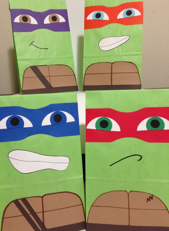 Items similar to Teenage Mutant Ninja Turtles TMNT inspired birthday ...