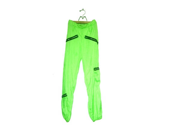 green parachute pants