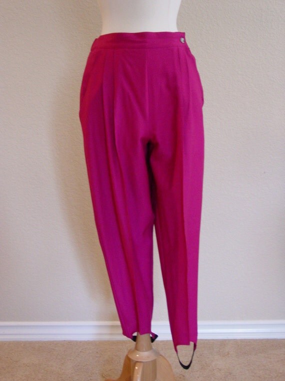 fuchsia color pants