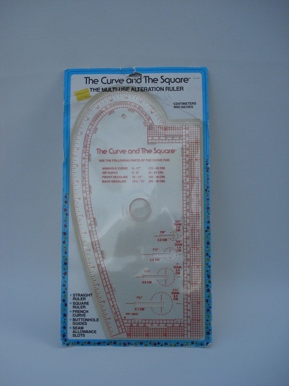 The Curve and The Square sewing alteration ruler