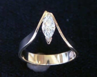 Marquise engagement rings pinterest