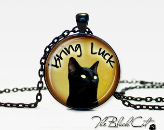 Black cat Pendant Black cat necklace Black cat jewelry