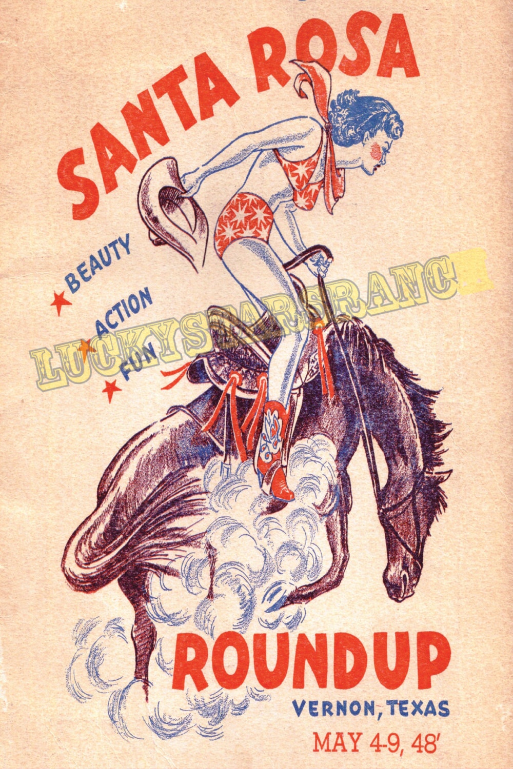 18x24 frame for inch poster Texas Round Vintage Santa Rodeo Poster Print Cowgirl Up Rosa