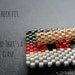 Basic Peyote Toggle Clasp Tutorial, Step by Step Toggle Clasp Instructions for Flat Peyote Bracelets