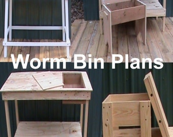 Homemade Wood Worm Bin Cedar 4 Tray