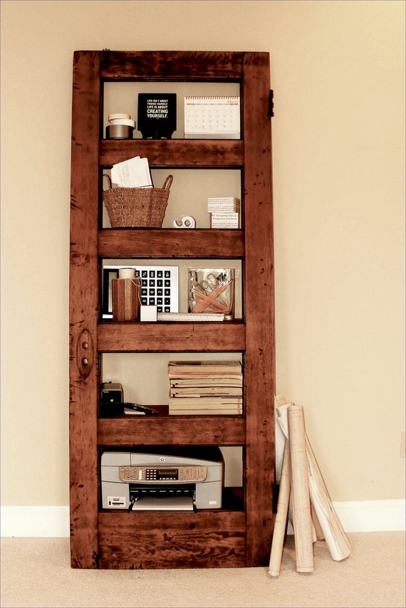 Items similar to Classic Dark Wood Bookshelf on Etsy