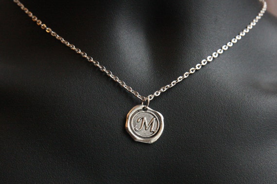 Necklace, Initial Jewelry, Personalized Necklace, Men39;s Necklace 