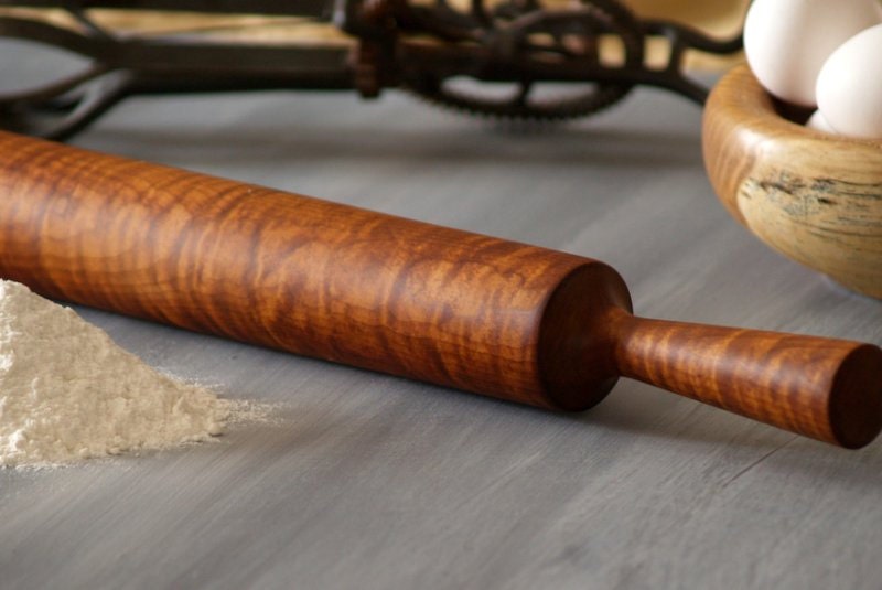 Mod Rolling Pin Wood Rolling Pin Turned Rolling Pin Food