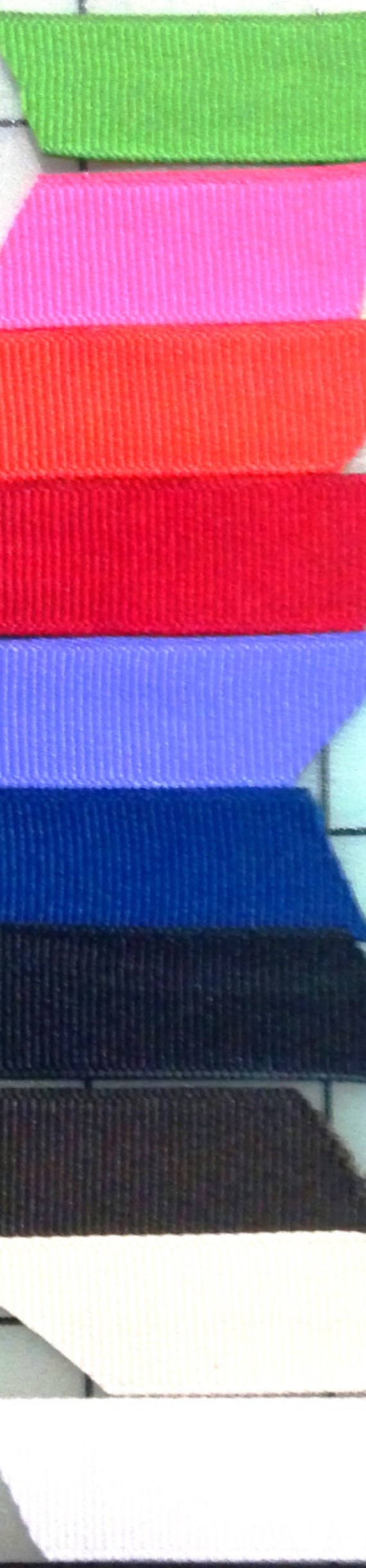 New Grosgrain Ribbon BY the YARD 5/8 inches by VictorianWardrobe