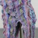 Sangria, a woven dress in purples, asymmetrical design 4-16