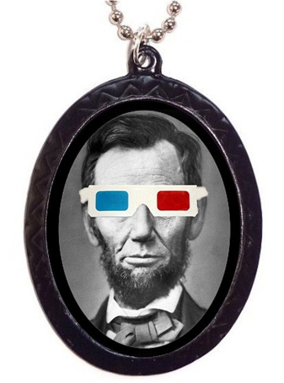 Abraham Lincoln With 3d Glasses Pop Art By Sweetheartsinner 8397