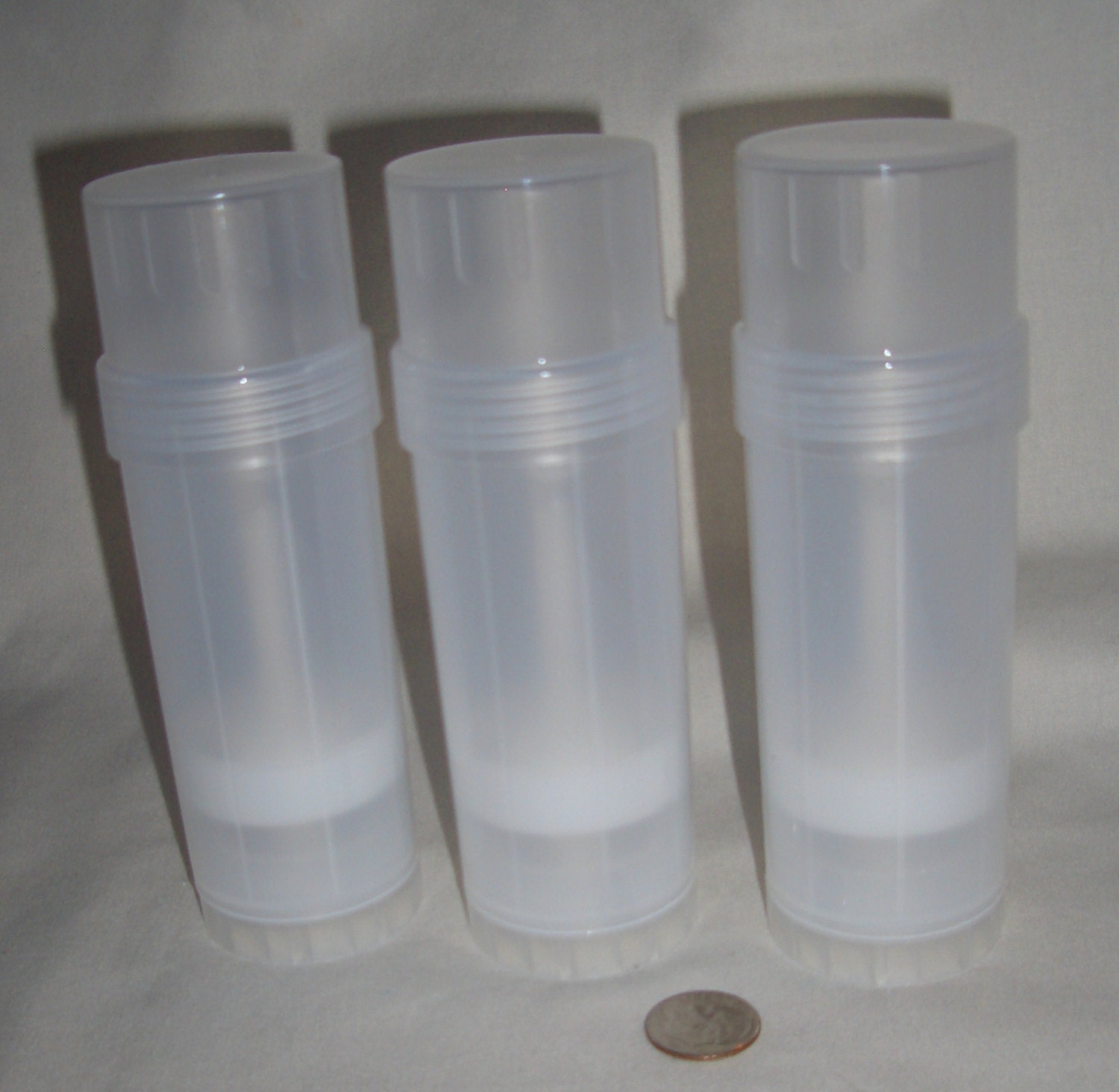 Clear Lotion Bar or Deodorant Twist Up Tubes for DIY 2 oz 3