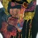 Nuno Felted scarflette a SugarPlum Original by J. Gauger