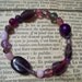 Destash Purple Random Pattern Bracelet