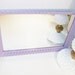 Vintage Filigree Dresser Mirror,Tray, Upcycled To Lavender