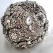Lillybuds The Opulence Silver and Pearl Wedding Brooch Bouquet.