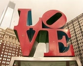 Love Notecard with Original Photograph from Love Park in Philadelphia