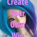 Doll / BJD / Dollfie CREATE Your Own WIG.. 1/2 and 1/2 wig MonstroDesigns monstrodesigns