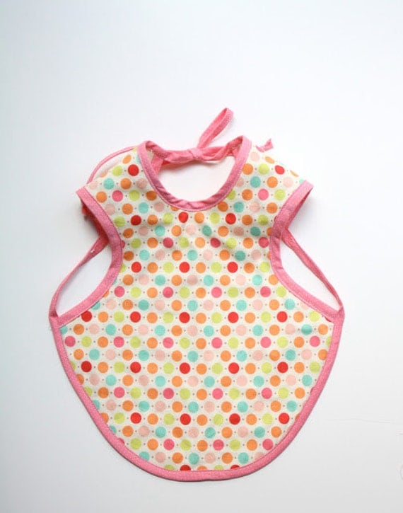 Bapron baby bib sewing pattern for babies and toddlers by Craftiness is Not Optional.