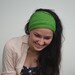 Headband / Dread Wrap / Head wrap in Emerald Green