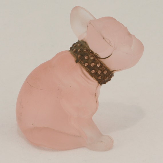 glass bulldog figurine