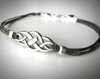 Outlander Bracelet celtic bracelet Celtic jewelry Best Seller Sterling Celtic Knot bracelet Irish bracelet Scottish bracelet