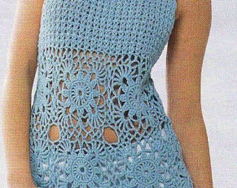 MADE TO ORDER summer crochet dress replica by CottonMystery