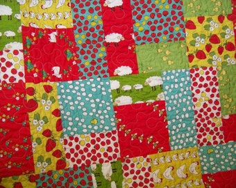 Locally Grown Baby Girl/Toddler Quilt - Marisa & Creative Thursday