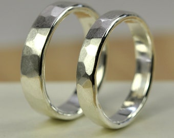 Stacking Silver Rings Pure Silver Eco Friendly Recycled Metal by ...