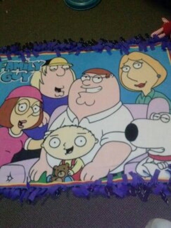 Family Guy Fleece Tie Blanket