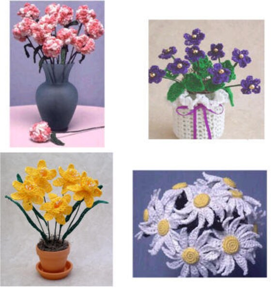 Thread Flower Crochet Patterns PDF