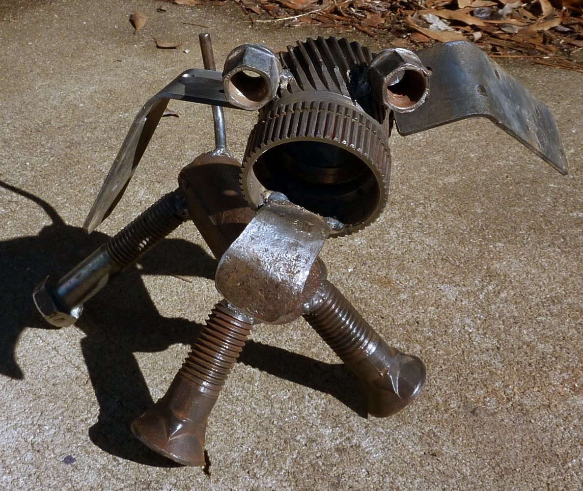 metal dog sculptures for sale