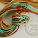 Skinny Silk Ribbon Cord Bundle Item No.234 Contains Ten 2mm Silk Ribbons Random Colors