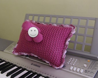 Original Gifts - Warning - Adults Only - Crocheted Willypillies - Penis Pillow in Rose Color