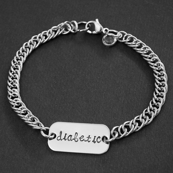 Medical Alert Oblong Bracelet Stainless By Susansjewelrydesigns 1950