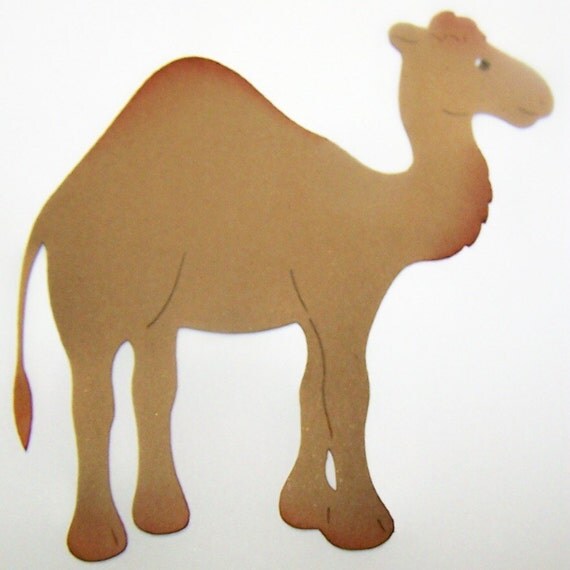 Die Cut Camel 3pcs Cards DIY Scrapbooking 3pcs Paper by Paperquick