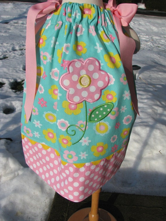 Items similar to flower pillowcase dress on Etsy