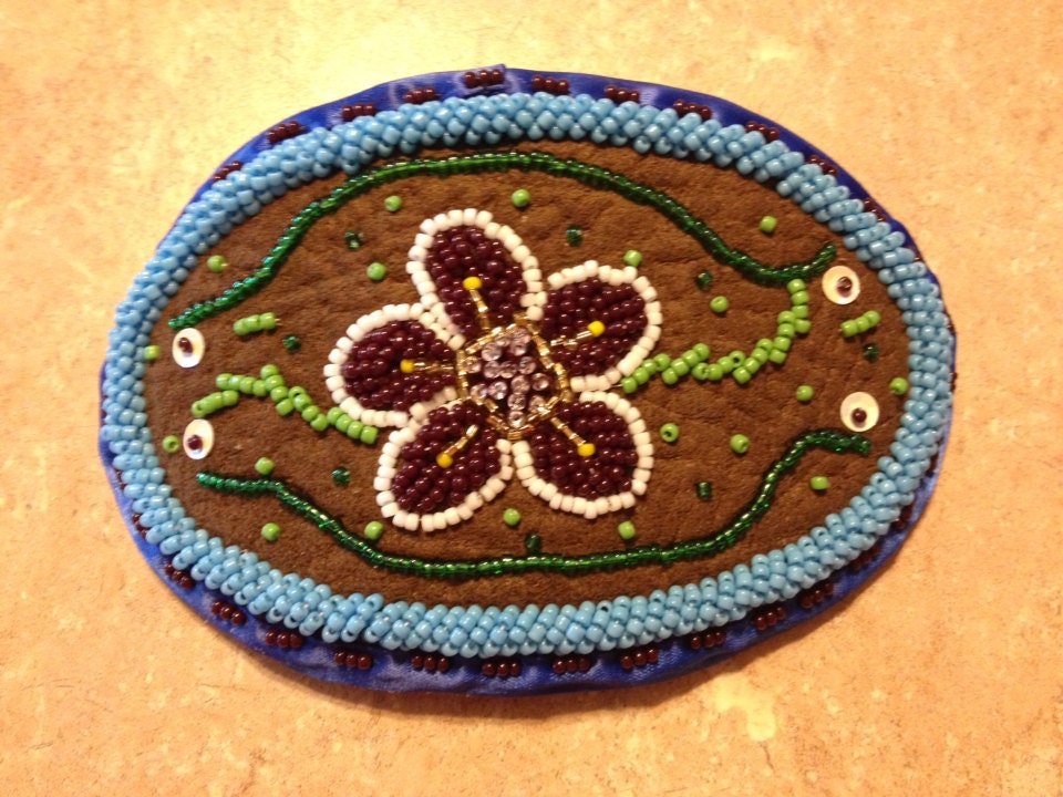 Iroquois Raised Beadwork Barrette