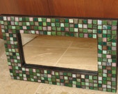 Forest Cocoa Mosaic Mirror