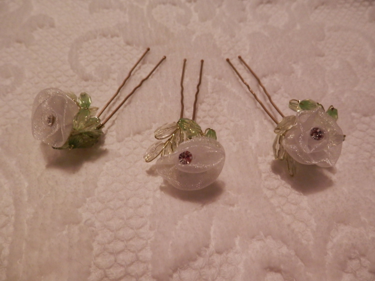 Decorative Hair Pins by BusyAsABeeDebbieJz on Etsy